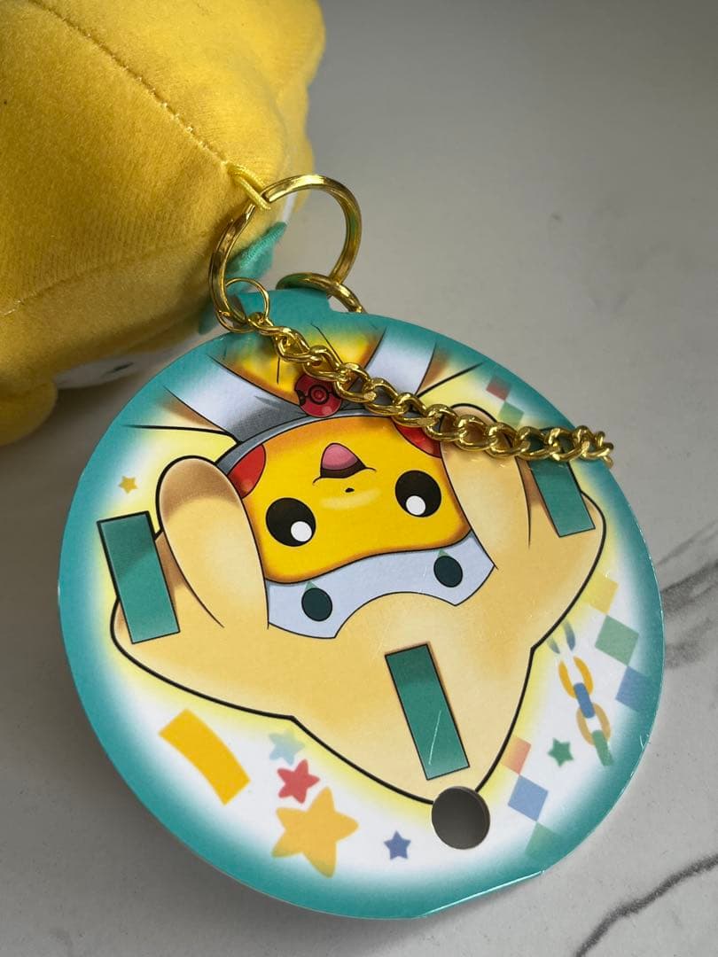 【新品・タグ付き】 ポケモン ジラーチのポンチョをきたピカチュウ マスコット