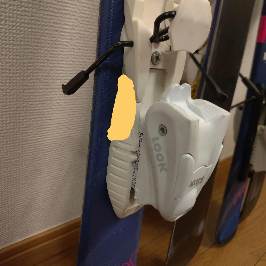 Rossignol スキー板 92cm 104cm セット　青/ピンク