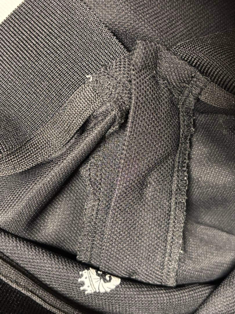 V12 LIB OUT POLOゴルフウェア ポロシャツ 半袖 黒 XL