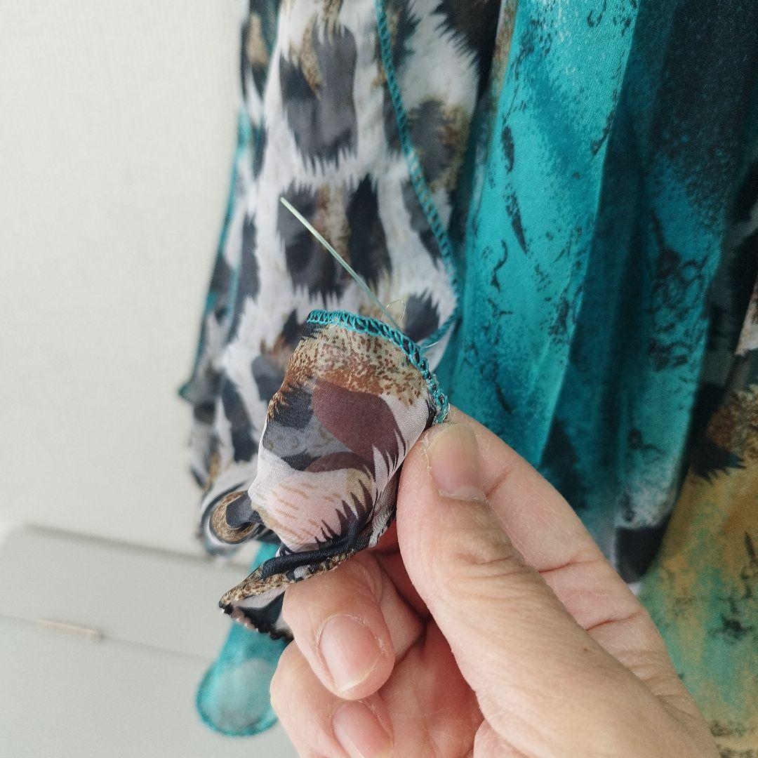 ベリーダンス レオパード柄 フレアスカート