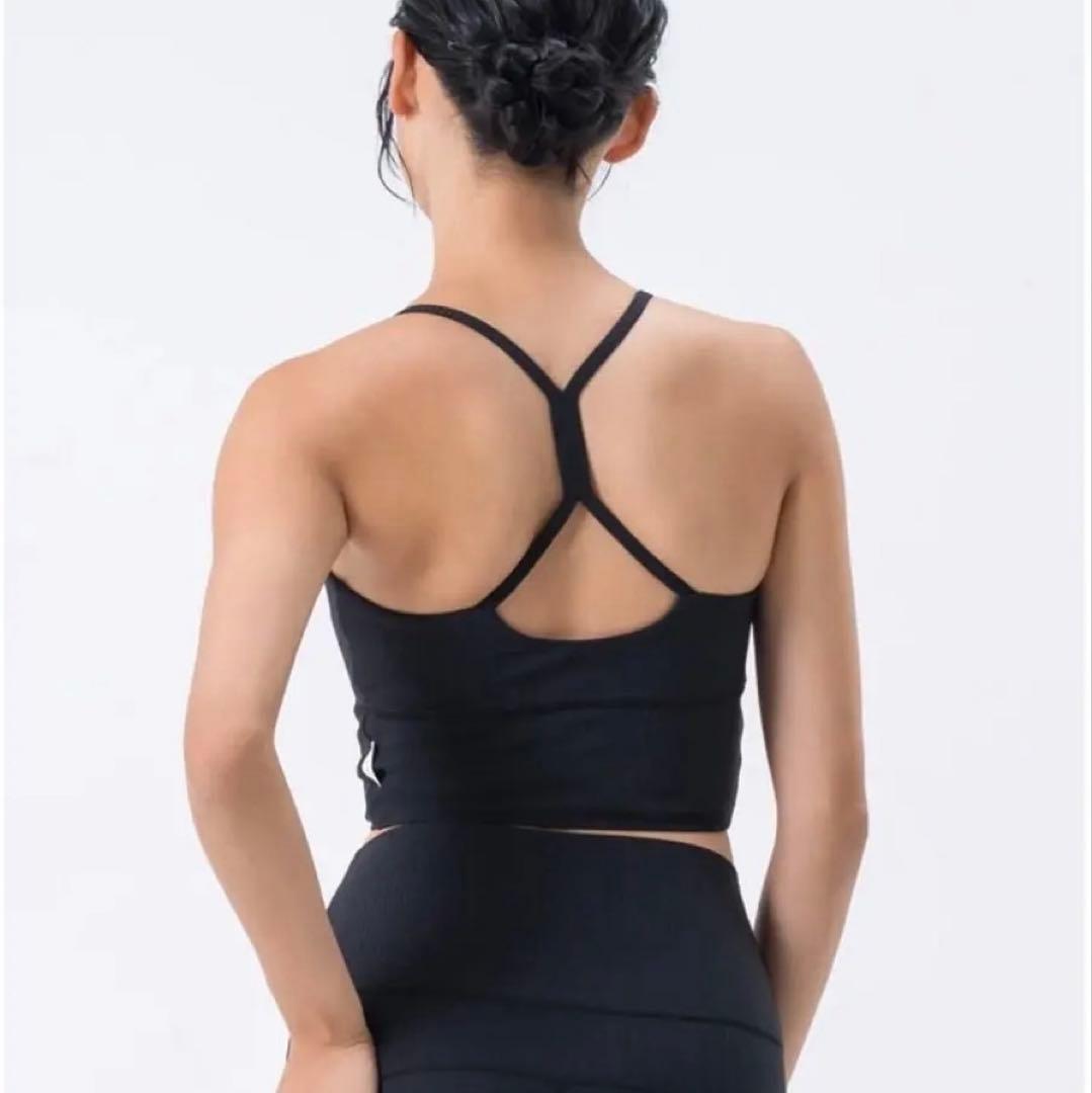 SUKALA ベーシックリブクロスブラトップ L