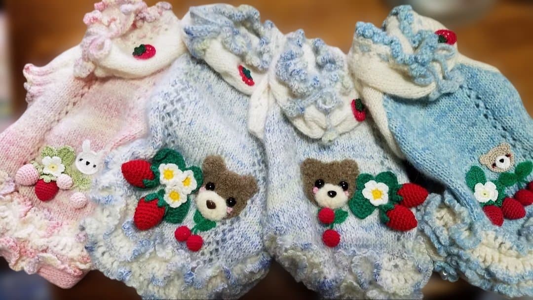 犬服♪手編み♪3名様オーダー受付終了致しましたm(__)m