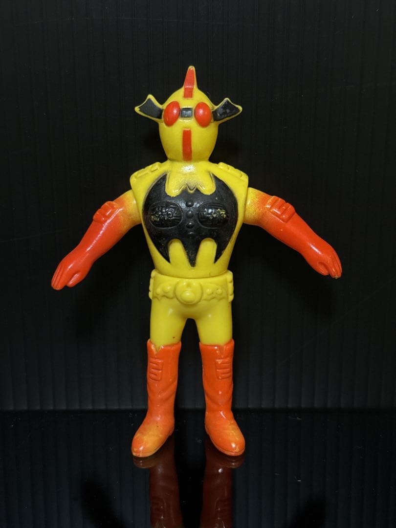 当時物 アクアマイザー3 イビル ソフビ タカトク ブルマァク 人形