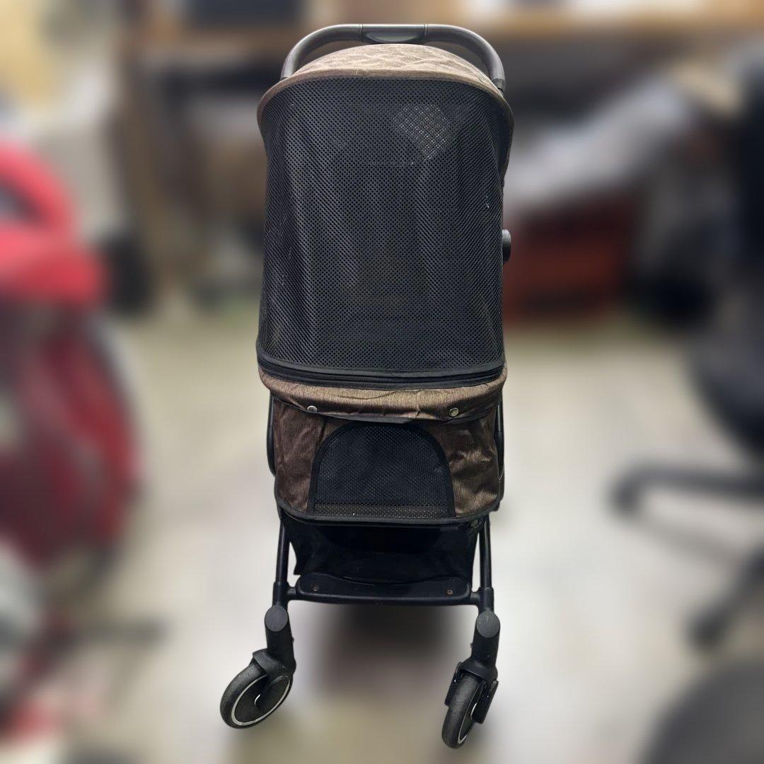 6533 タンスのゲン　折りたたみペットカート　4輪