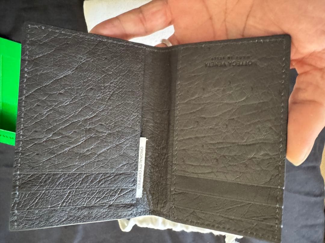 BOTTEGA レザー カードケース オストリッチ