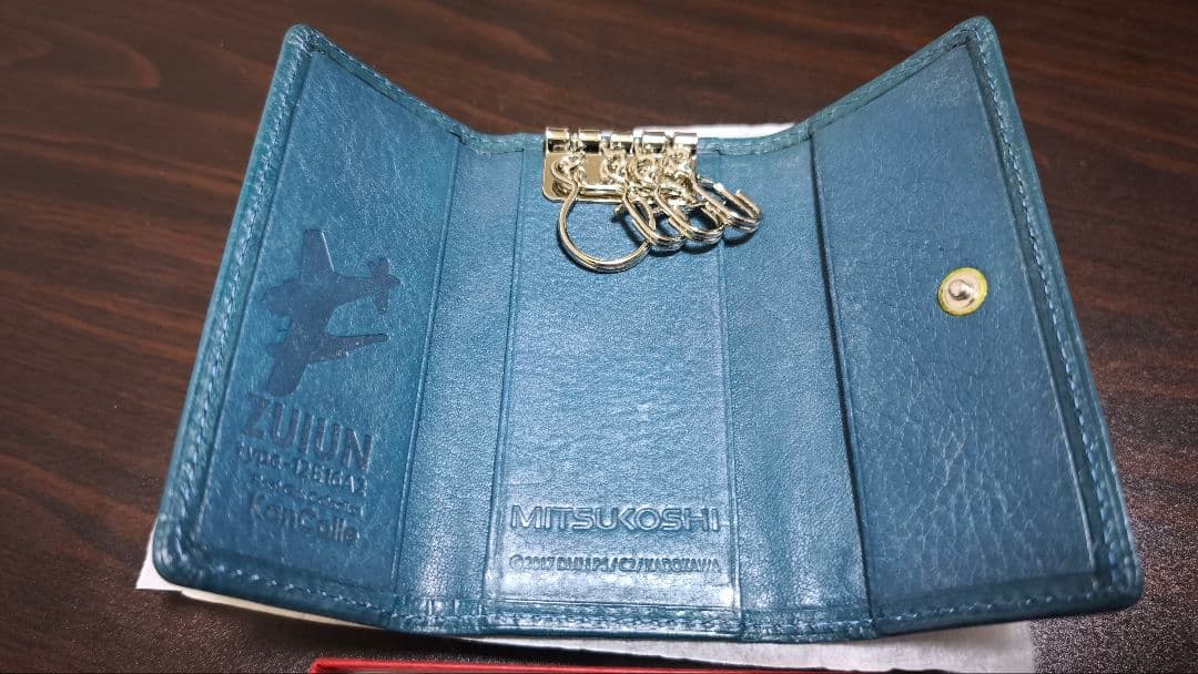 「艦これ」✕「三越」コラボ　牛革キーケース　2017年第二次作戦