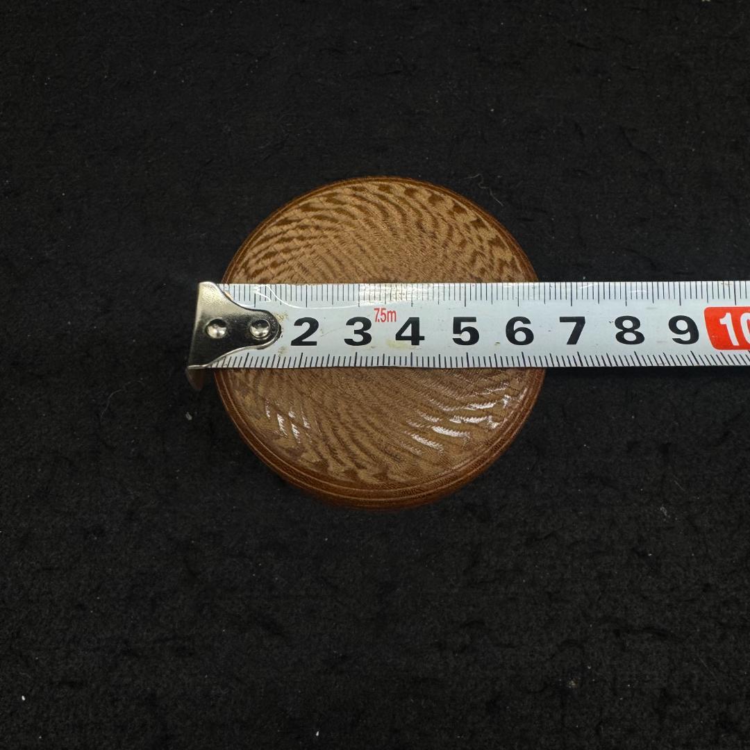 茶道具 田中光月 棗 欅　1層1層動く　浮月挽 共箱