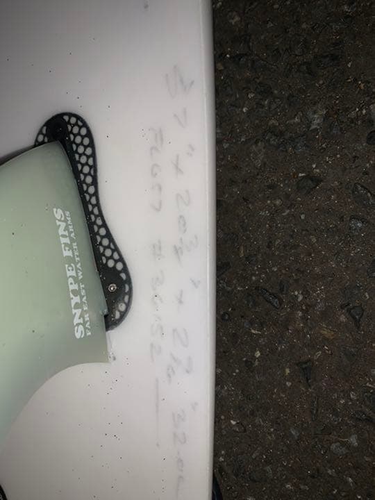 サーフボード　SUPER BRAND 5.7 32L the fling