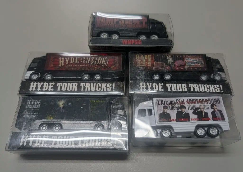 HYDE　ラルク　VAMPS ミニカー5個セット　新品未使用品