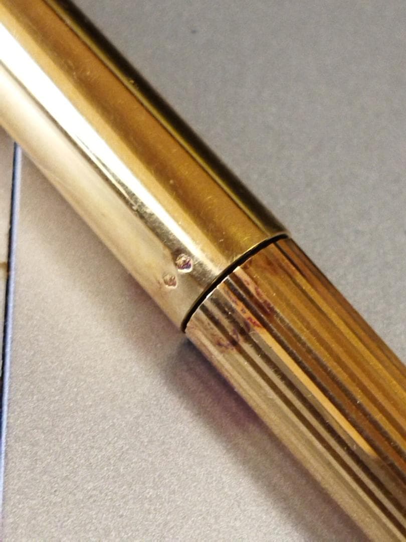デュポン S.T.DuPont 万年筆 　925　ペン先 18ct ゴールド
