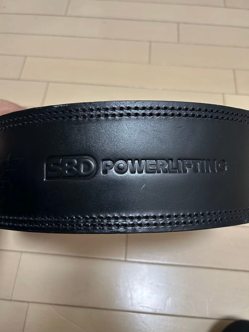 SBD トレーニング・パワーベルト 黒　Mサイズ