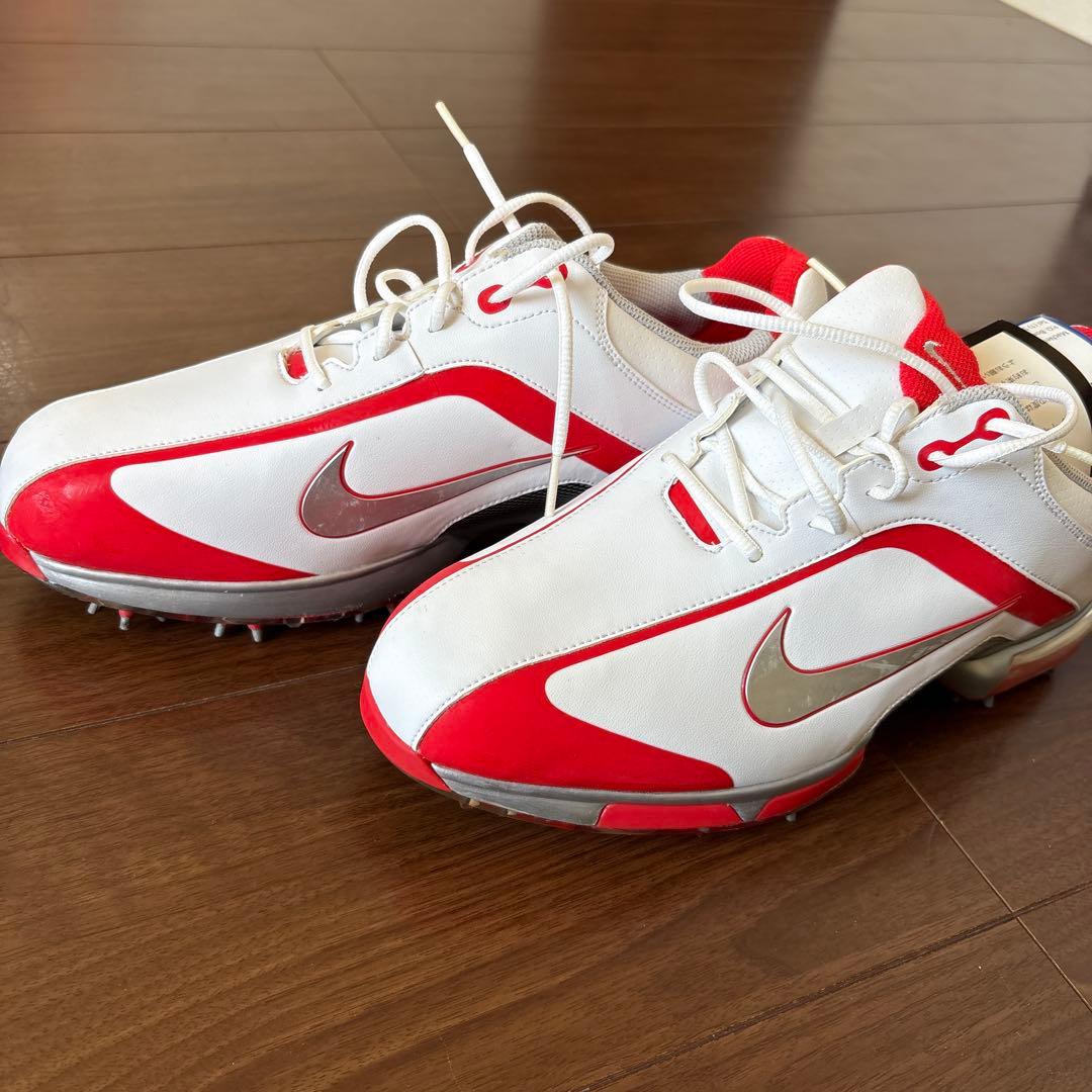 Nike ゴルフシューズ ホワイト/レッド　26.5㎝