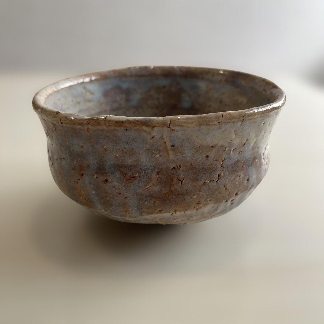 十一世坂高良伊左衛門　萩茶碗　割こうだい