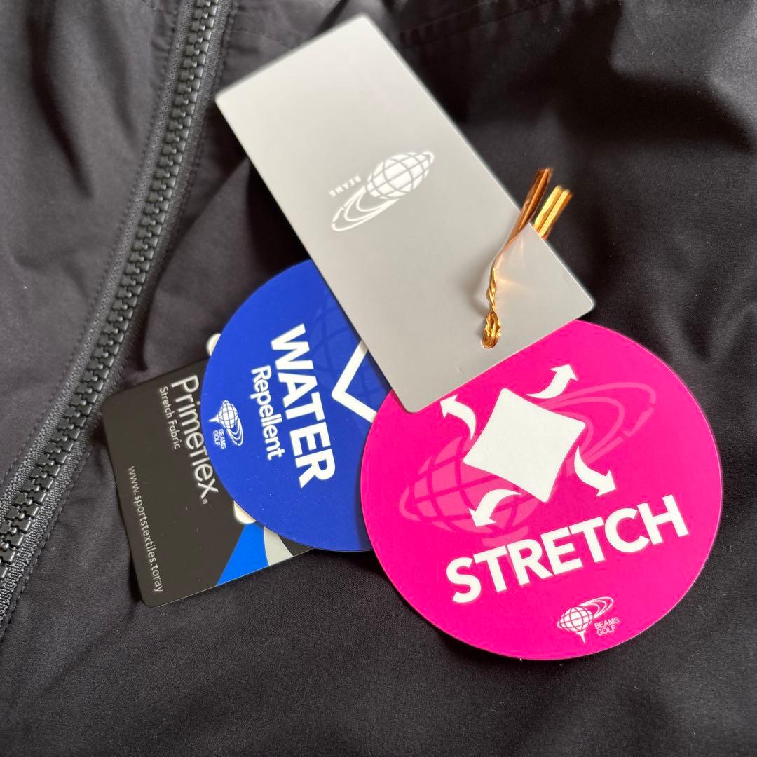 【BEAMS GOLF】レディース ブラック ブルゾン ジャケット Lサイズ