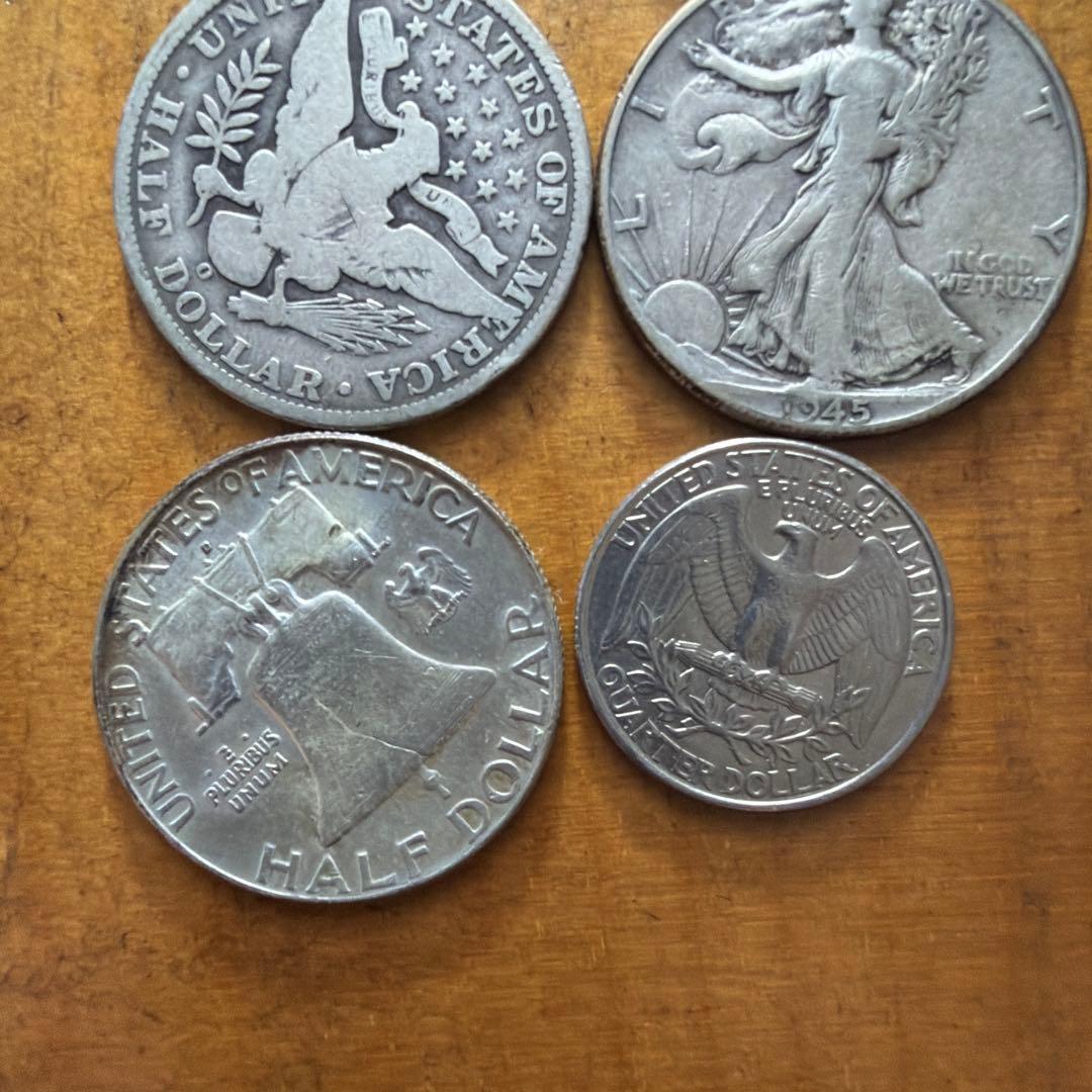 古代 アメリカ　銀貨