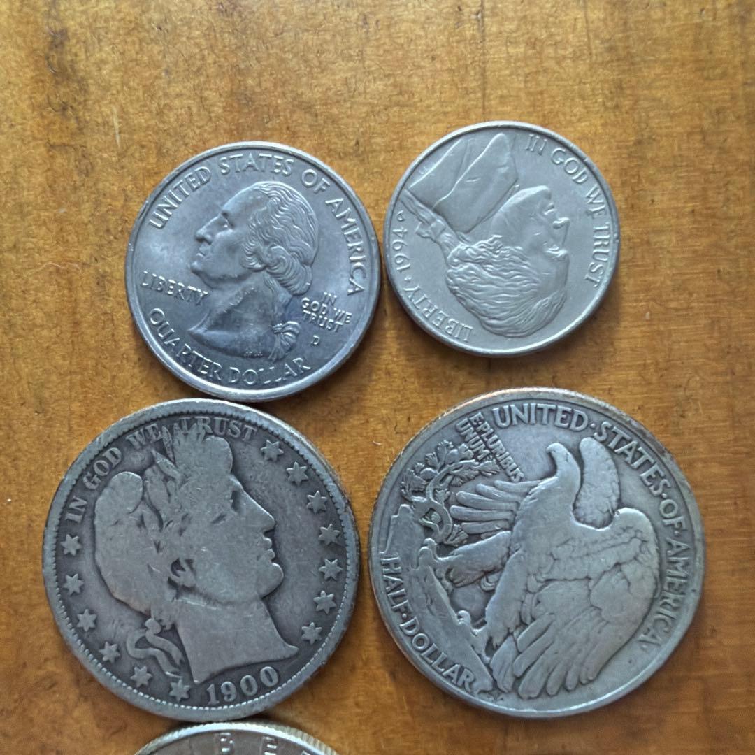 古代 アメリカ　銀貨