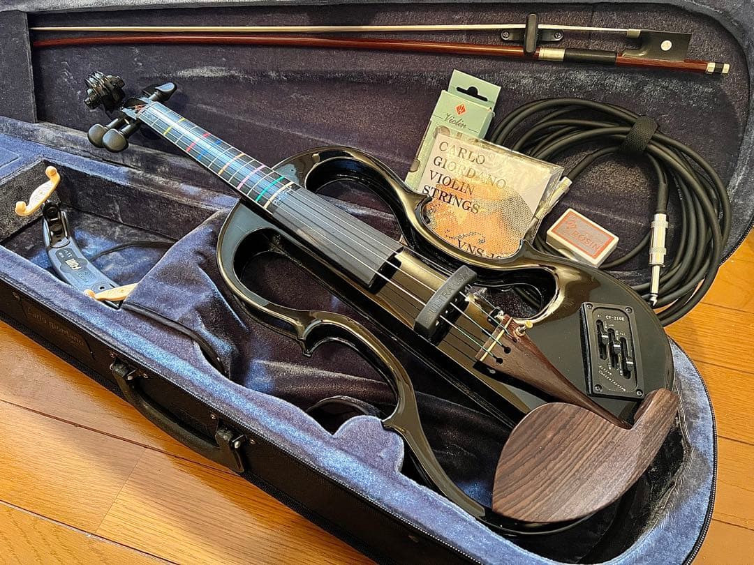 エレキヴァイオリン　Carlo Giordano 始めやすいセット販売！