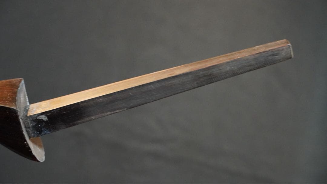 美型真壁古民家床柱縞黒檀三線　所有者様が40年前に入手　まずはご覧ください