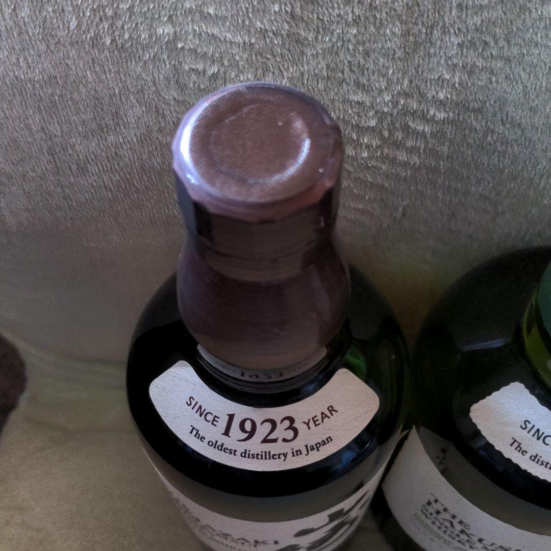 サントリーシングルモルトウイスキー 山崎700ミリ・白州700ミリ2本セット