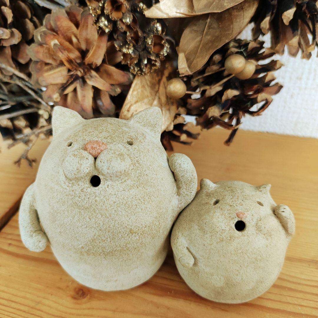 猫とハムスターの埴輪