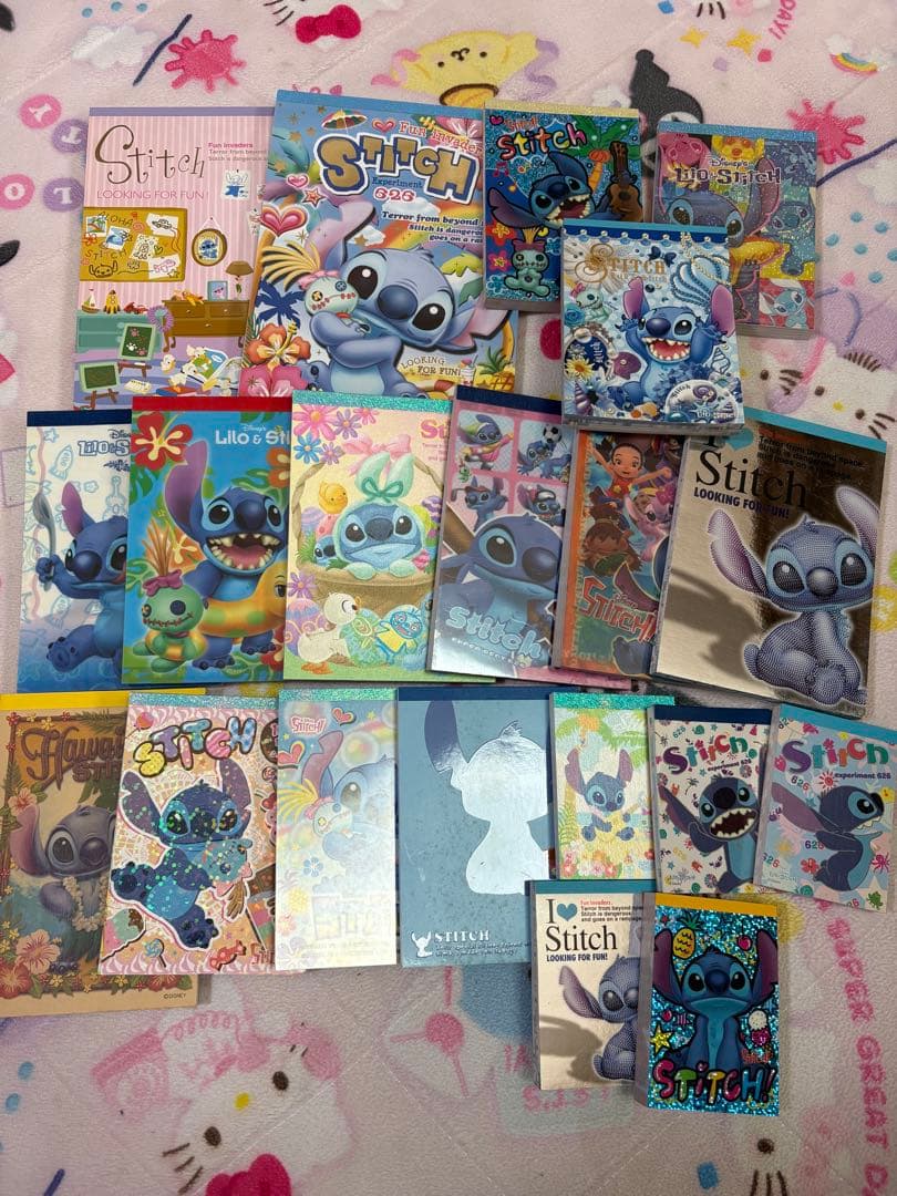 スティッチ メモ用紙セット 複数冊