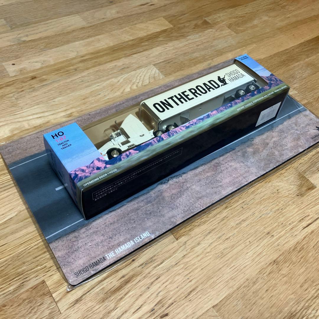 未開封　浜田省吾 浜田島　トレーラー付きトラック➕マウスパッド