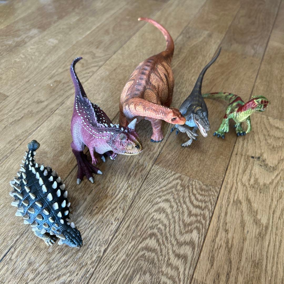 シュライヒ 恐竜火山プレイマットセット　恐竜12体まとめ売り