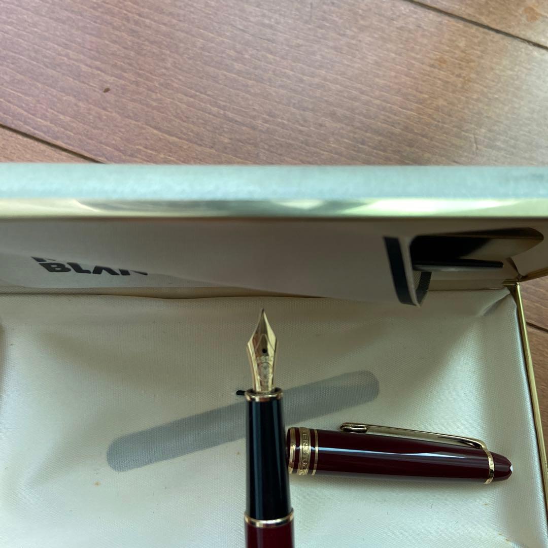 未使用Montblanc ワインレッド 万年筆 F