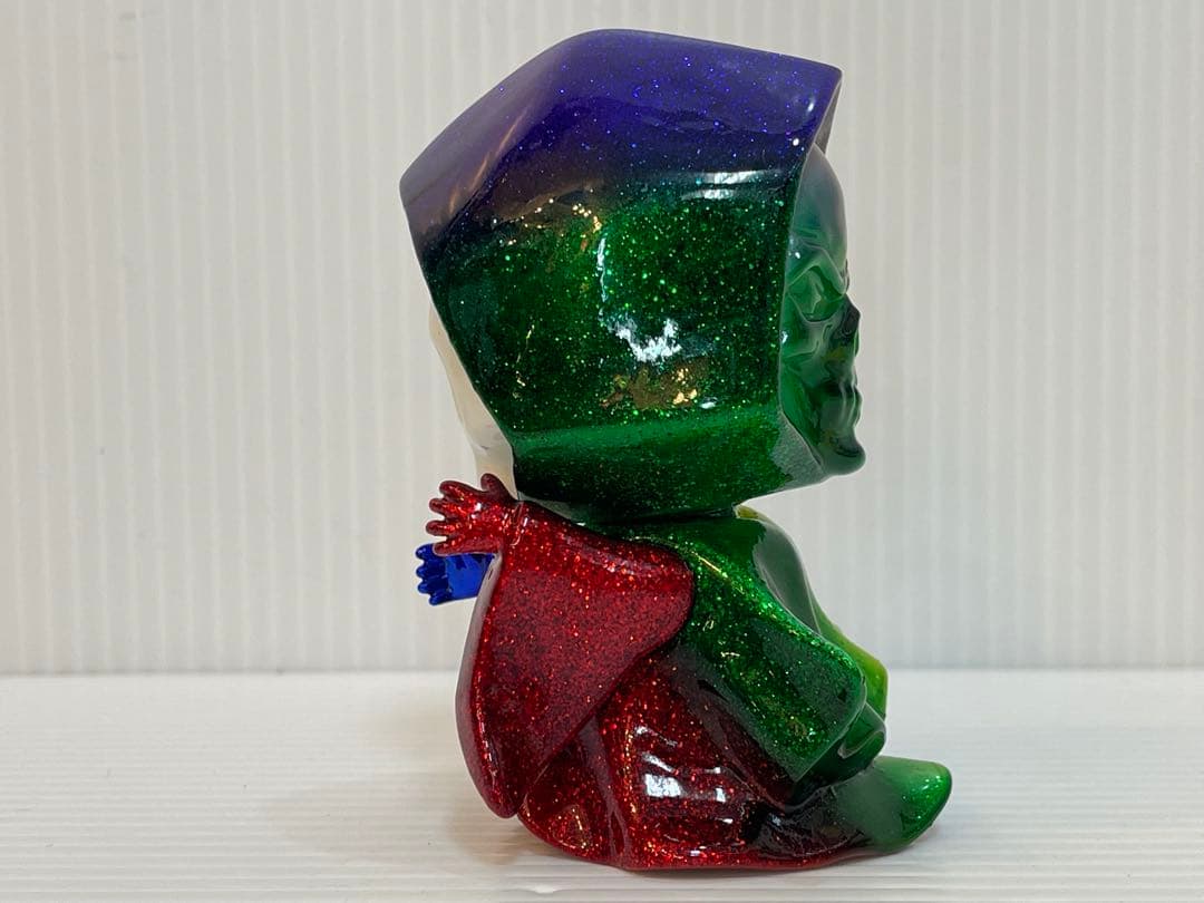 梅ZAWA ドクロちゃん レインボー/ラメ ソフビ フィギュア 希少 限定