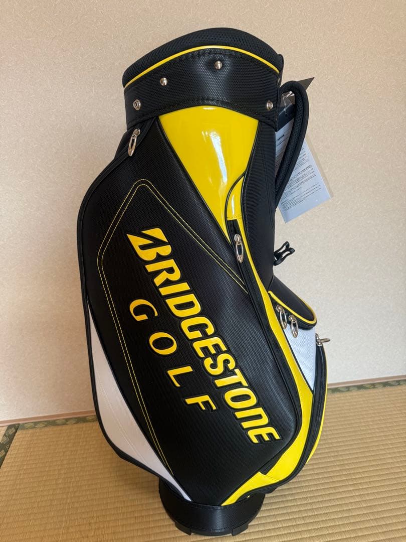 【新品未使用品】BRIDGESTONE キャディバッグ 黒/黄
