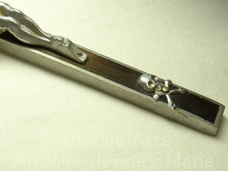 c1592【大型サイズ】フランス アンティーク クロス（軽金属＋黒檀）