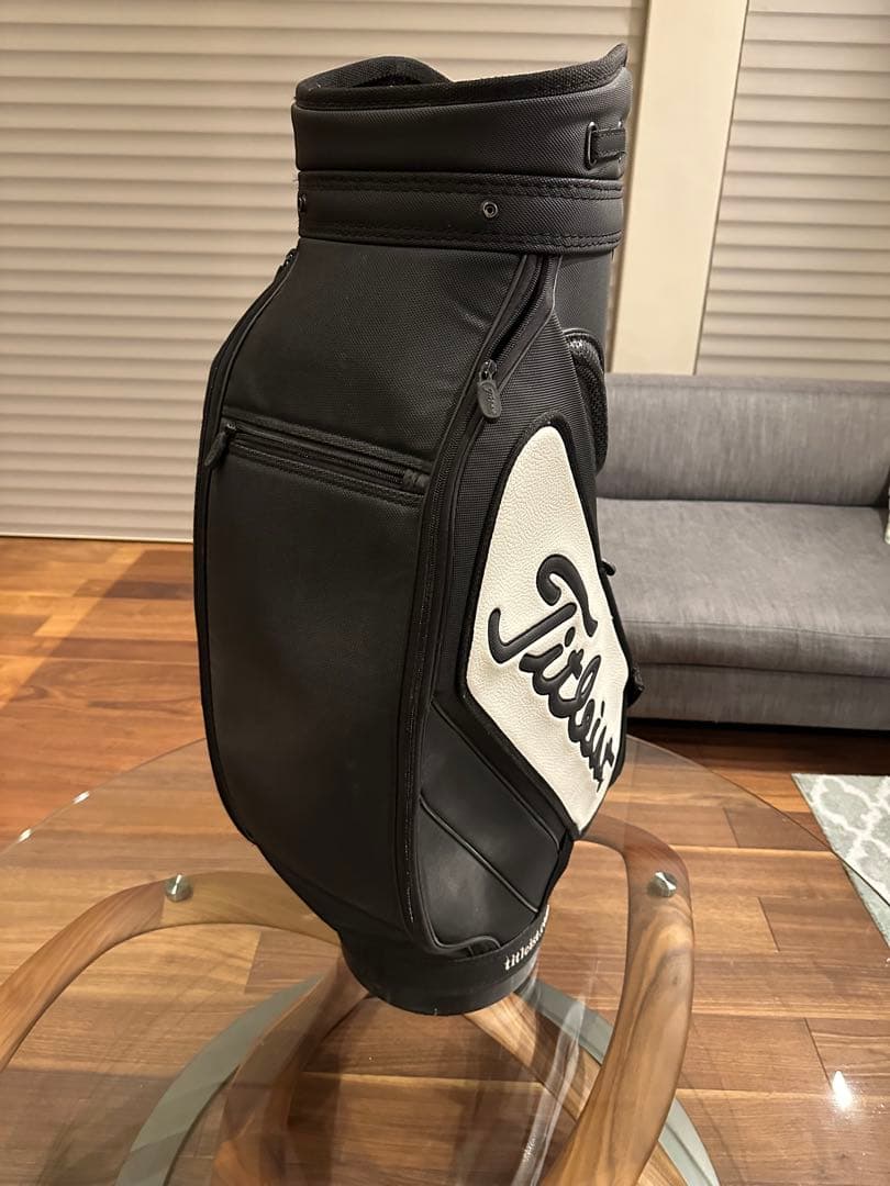 ココTitleist キャディバッグ ブラック/ホワイト