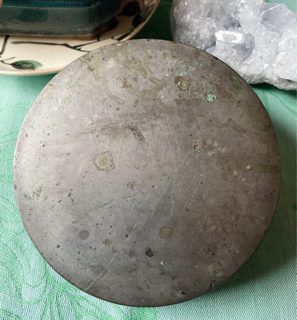 青銅鏡　鶴　亀　松