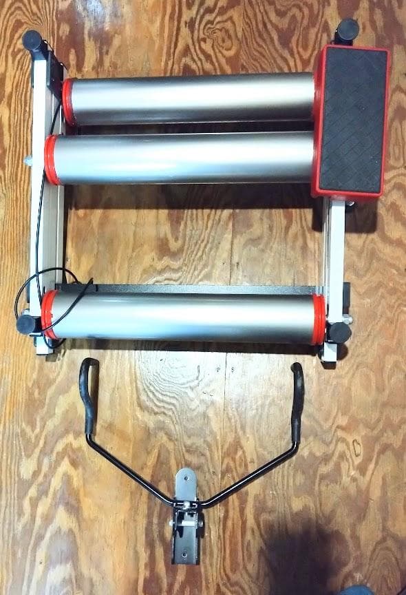 ミノウラ　ローラー台＆バイクラック、 トピーク　ミニモーフ　軽ポンプ