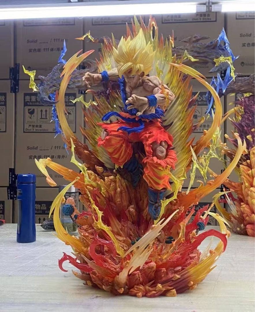 ドラゴンボール 孫悟空 ガレキ ガレージキット スタチューX③⑦⑦