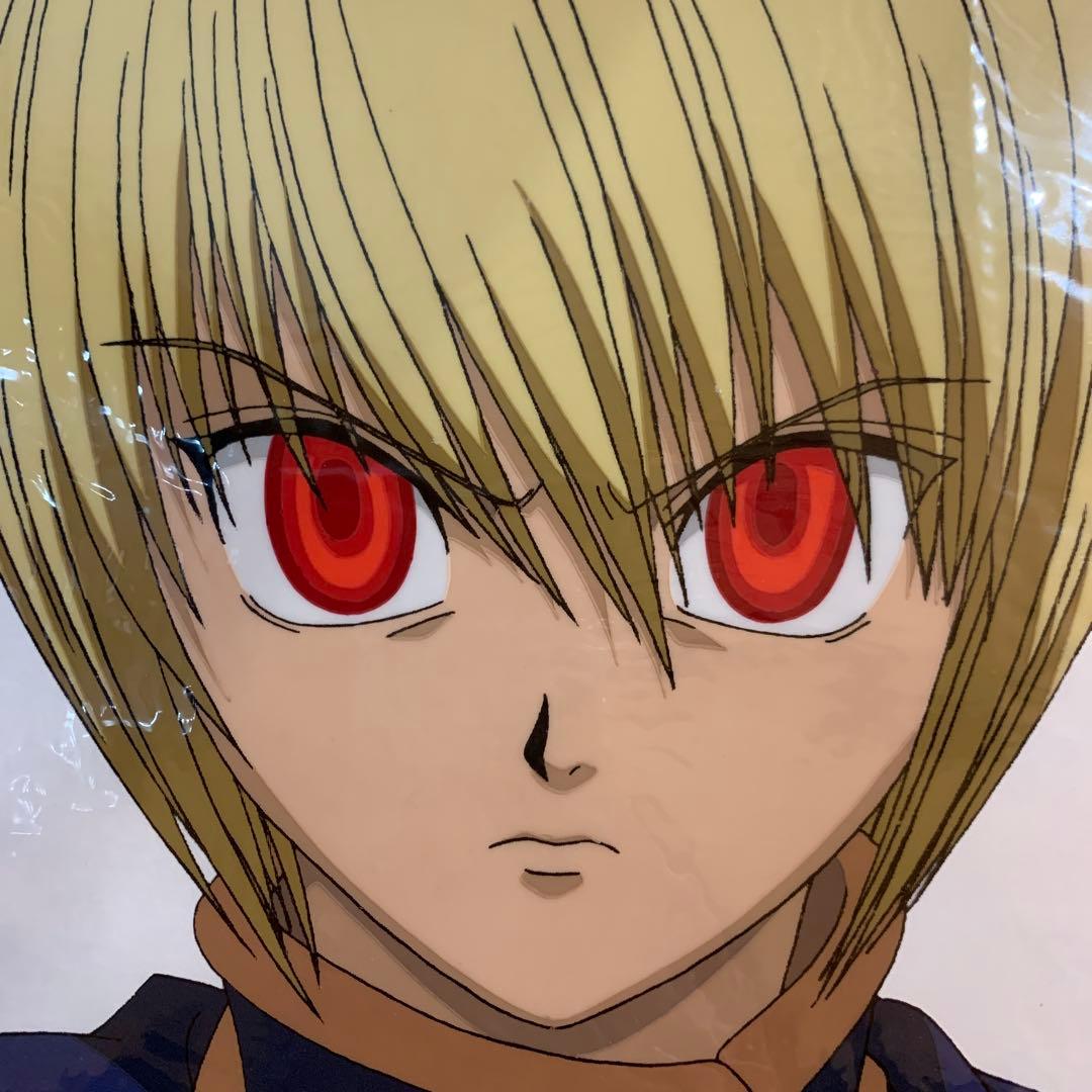 【希少】HUNTER×HUNTER クラピカ セル画 赤い 緋の目 金髪