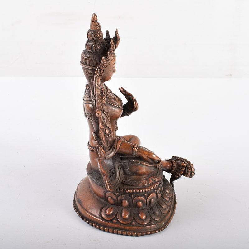 RITAO専用　仏教美術　古銅　チベット仏　仏像　置物　M　R4042