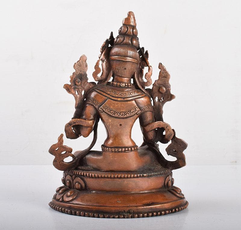 RITAO専用　仏教美術　古銅　チベット仏　仏像　置物　M　R4042