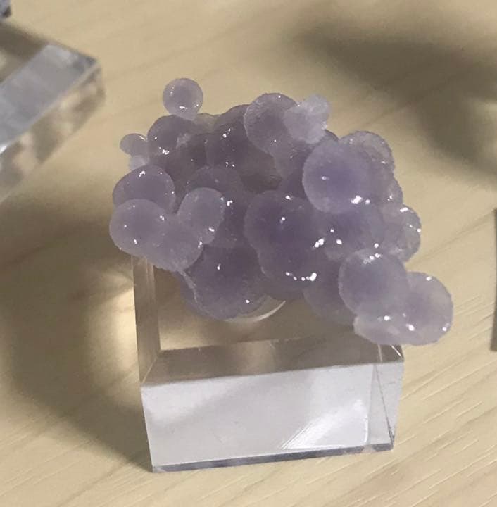 No.1 レア　ドゥルージー　グレープアゲート　カルセドニー　原石