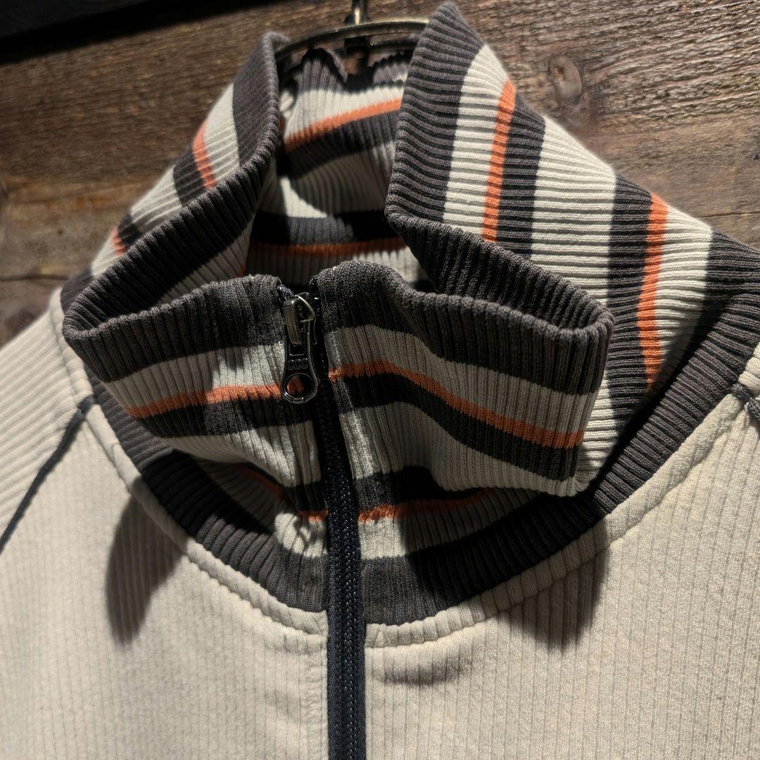 90s　カンタベリー　リンガー　ジャージセットアップ　ボーダー　コーデュロイ　L