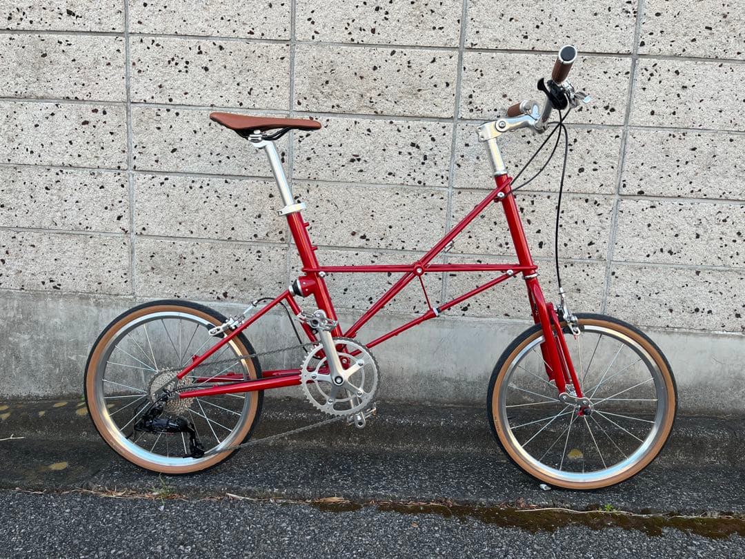 【即乗】ノーブランド（Alex Moulton風／TSR系？）再塗装 10速