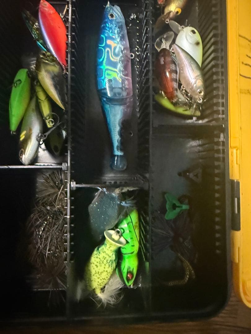 バス釣り引退セット ルアー ワーム ブルーシューター ジョイクロ