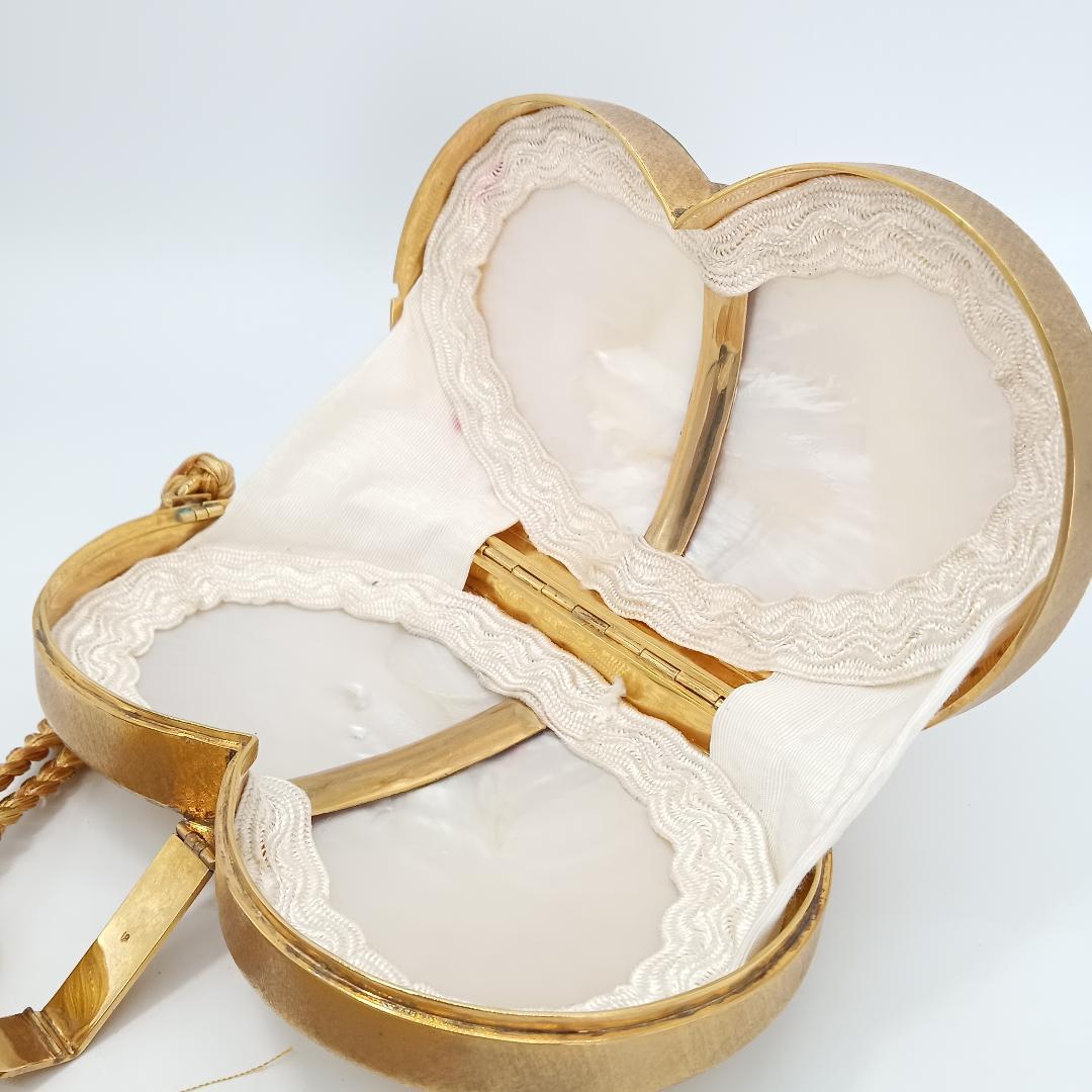 マザーオブパール アンティーク ロザリオケース 小物入れ 母貝　アンティーク