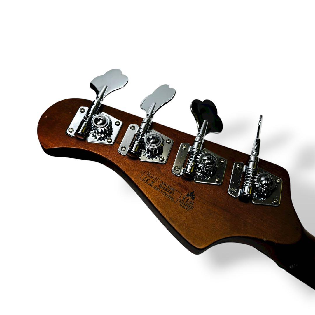 【希少】バッカス SWL4-ASH RSM エレキベース 上位モデル ゼブラ