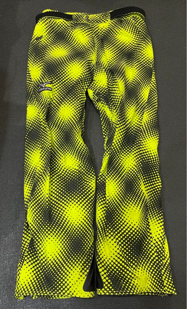 美品 MIZUNO ミズノ スキーパンツ ドット柄 ブレスサーモ サイズ L