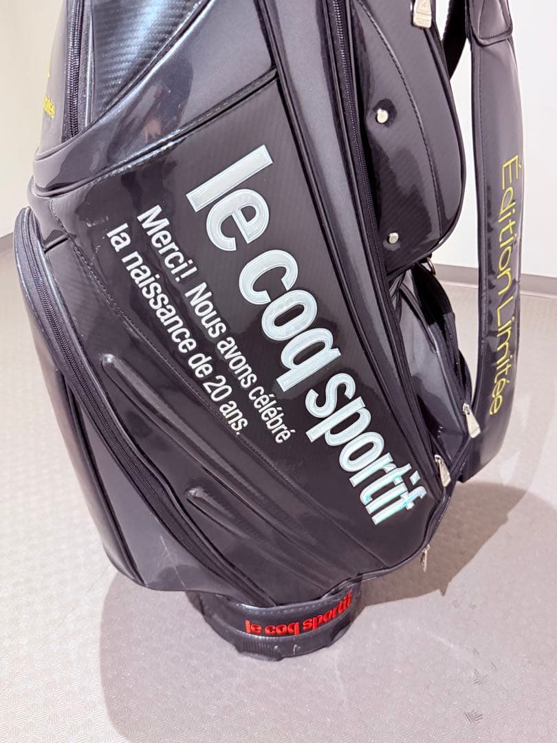 【希少美品】le coq ルコック 20周年記念 限定 キャディバッグ　9型