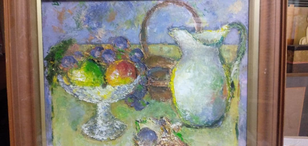 森知子の10号直筆油絵です