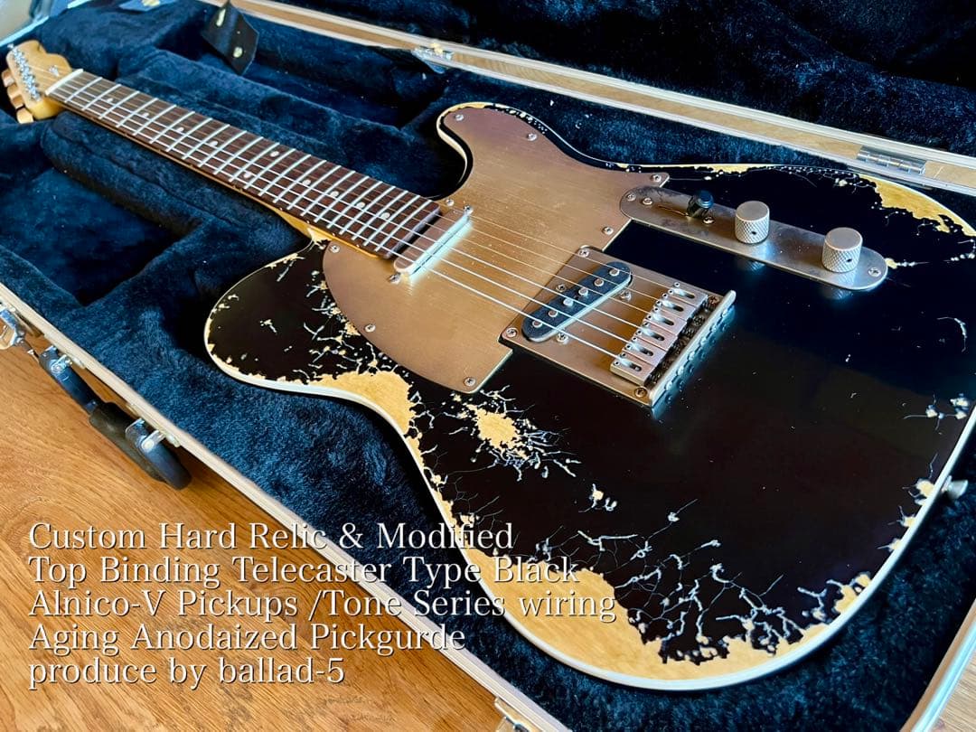 ⭐︎ハードレリックテレキャスタイプトップバインディング アルニコシングルコイル⭐︎