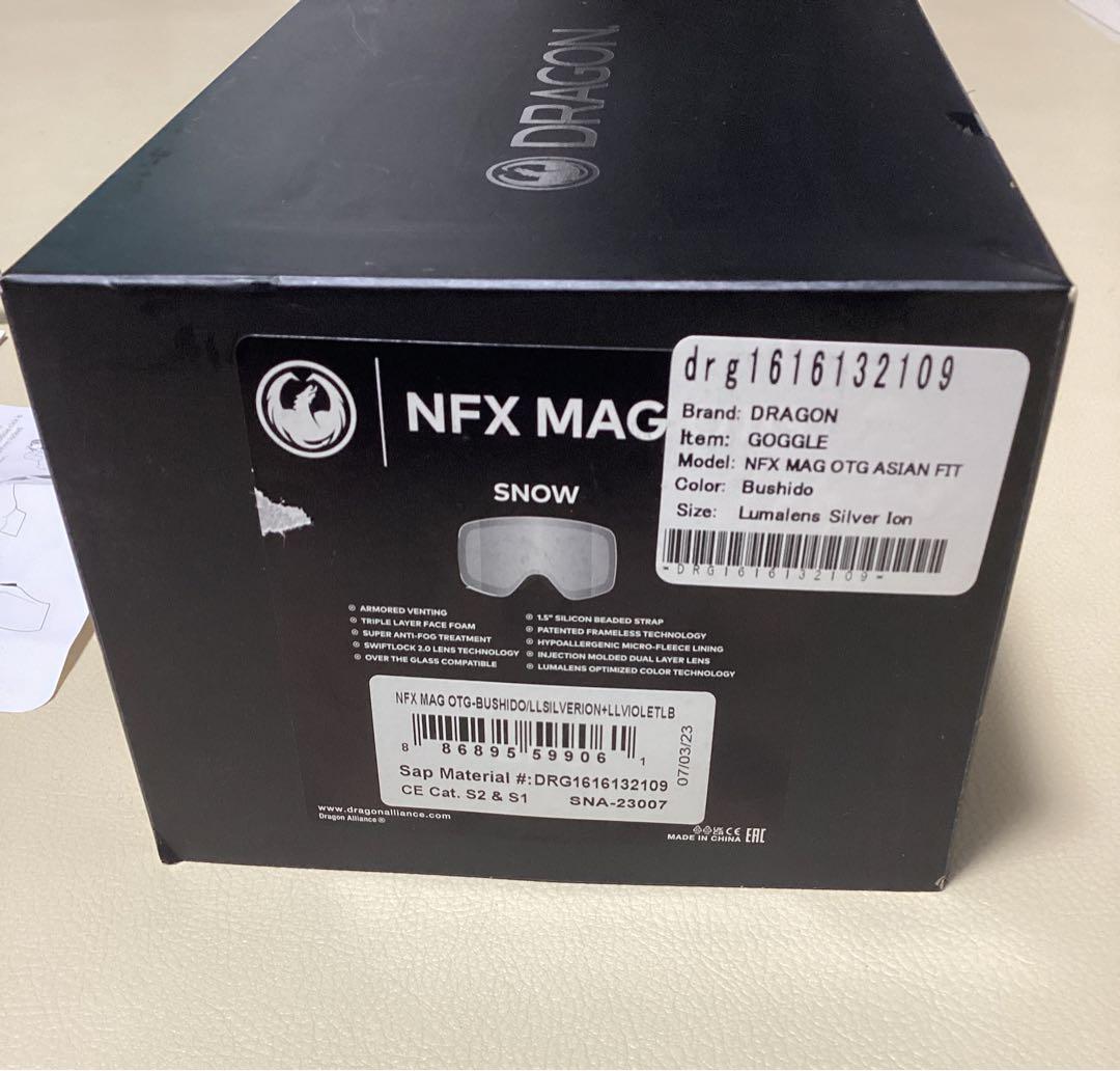 Dragonスキースノーボードゴーグル NFX　MAG　OTG　AF