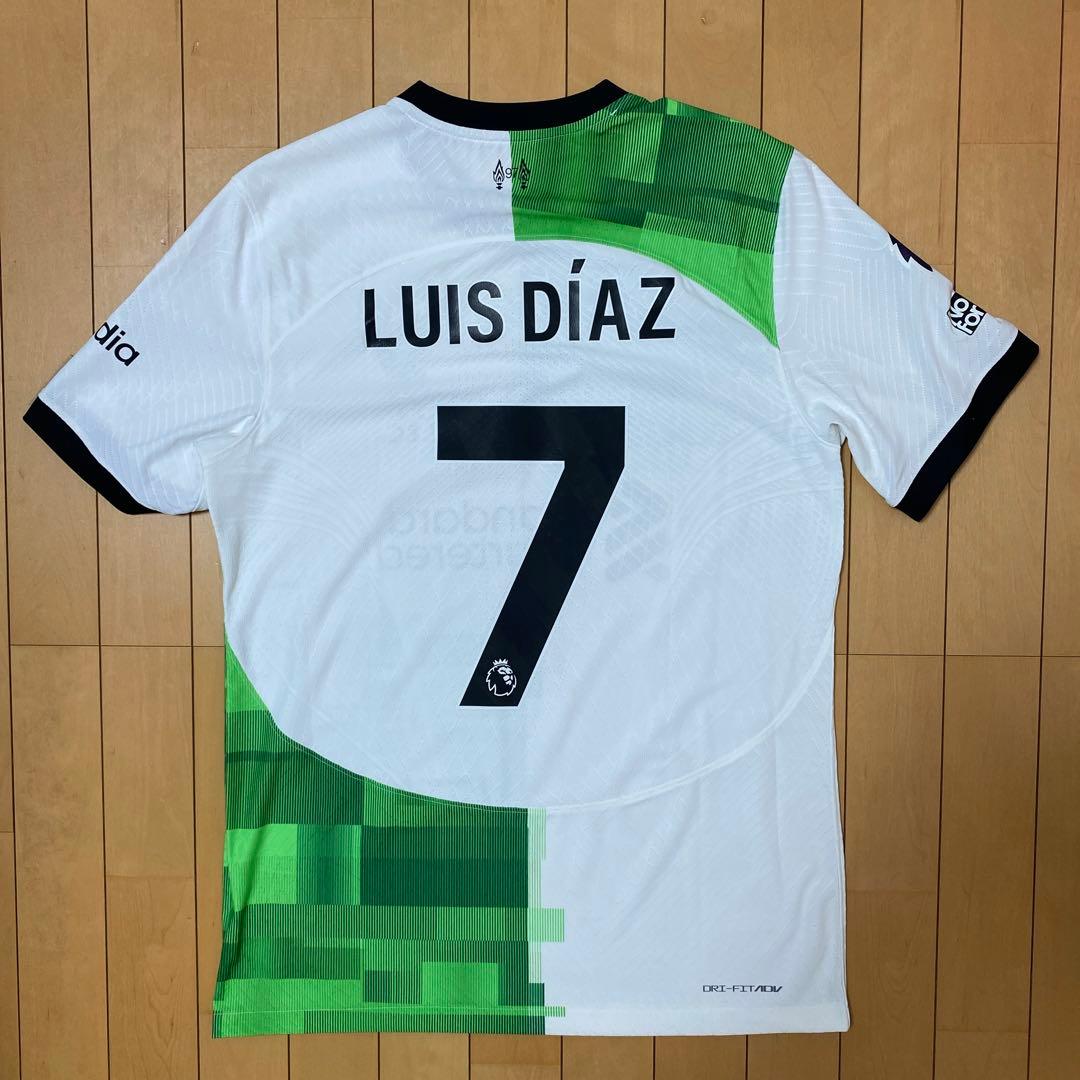 【正規品】リバプール 23/24 ルイス・ディアス アウェイ オーセン